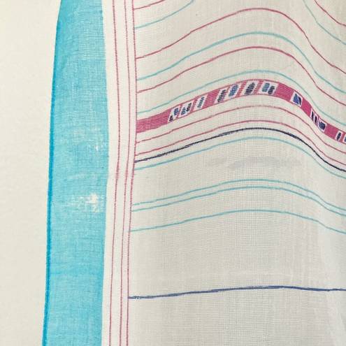 Vtg Scarf Gim Renoir Windsurfing Board Sailing Nautical Art Retro MCM Sarong