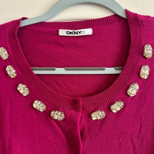 DKNY NTW  button up sweater  size L