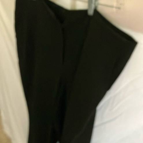 J.Jill : Black dress stretch pants with pockets- wide leg- Closet staple- size 18