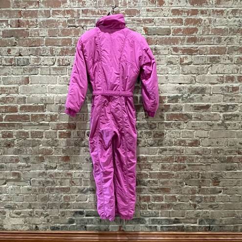 One Piece Rare Vintage Europa  Snowsuit Ski Suit for Women in Pink Size 10