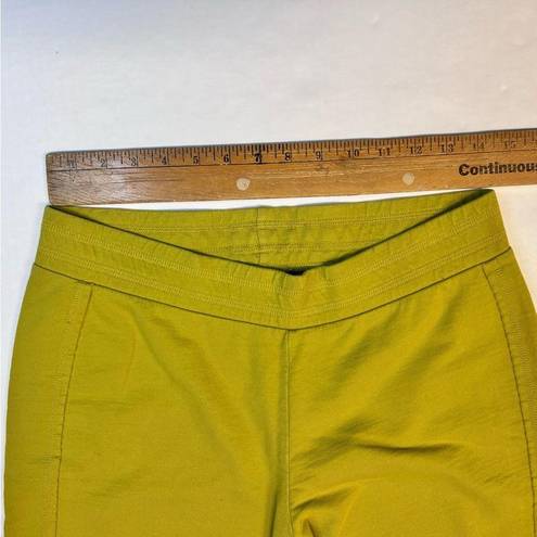 J.Jill  Love Linen Mustard Yellow 100% Linen Wide Leg Pants Women's Size Small