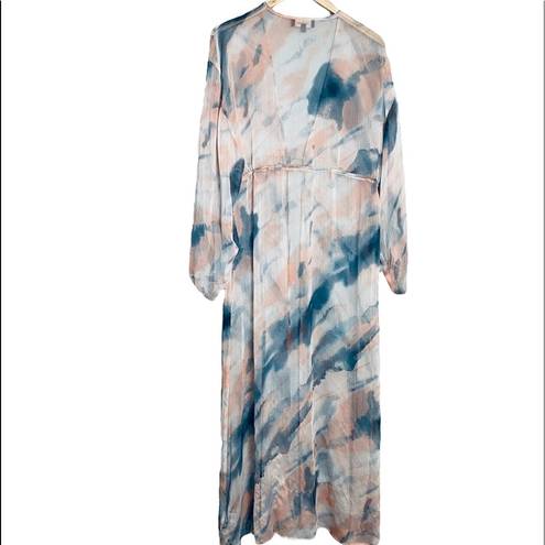 Aakaa  Maxi Kimono Cover Up Womens Small