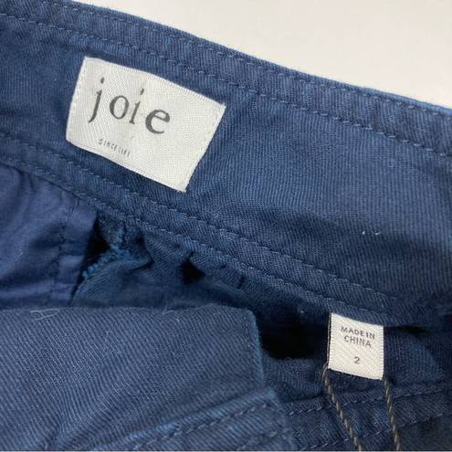 Joie  | Cotton Linen Navy Midnight Hemlock High Waist Shorts