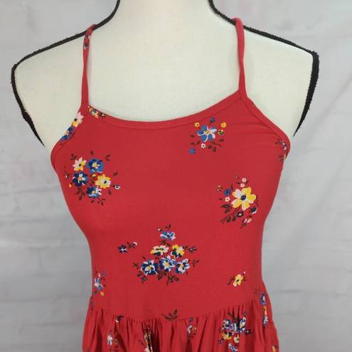 Nordstrom NWT |  Junior (XL) / Women's (SMALL) Sleeveless  Red Floral Romper