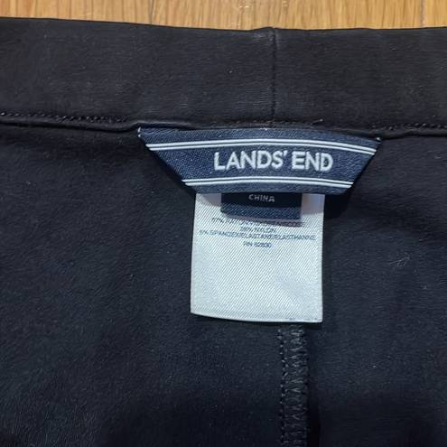 Lands'End Lands’End women’s black leggings size medium 10-12 .