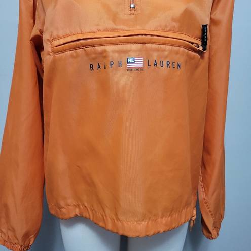 Polo  Jeans Co Ralph Lauren orange big pocket anorak size medium