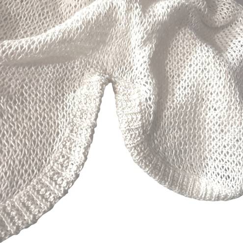 Polo  by Ralph Lauren Linen Open Knit Long Sleeve Crewneck Sweater Size M