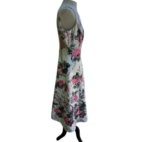 Adrianna Papell  Floral Sun Dress Size 4