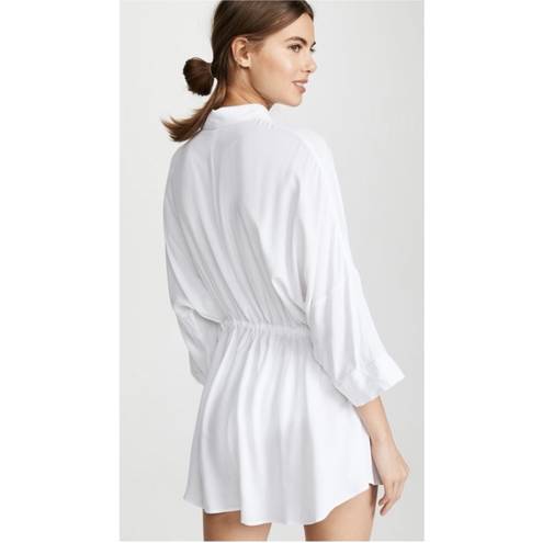 l*space NWT  Pacifica Tunic Cover-Up in White sz M/L