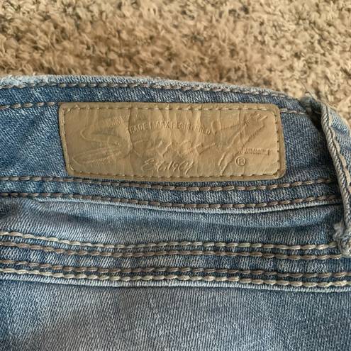 Seven7  Jeans | light wash Embellished slim straight jeans size 4