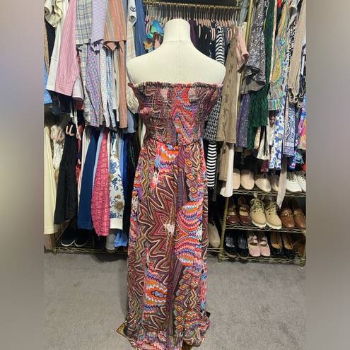 Fun & Flirt  Summer Hi-Low Maxi Dress Size Medium. Preloved gently worn.