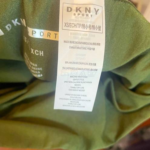 DKNY NWOT:  Women's High Waist Seamless Leggings in Dark Green; XS