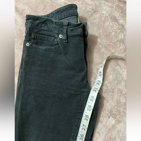 Patagonia  Womens Size 27 Black Corduroy Straight Leg Organic Cotton