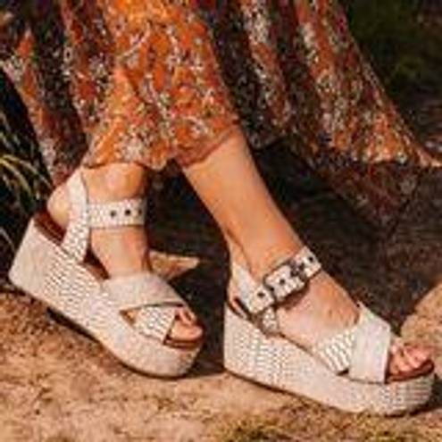 FREEBIRD by Steven Larae Sandals White Snake