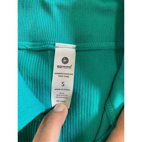 Polo 90 Degree by Reflex Baseline Seamless  Cropped Top Size Small