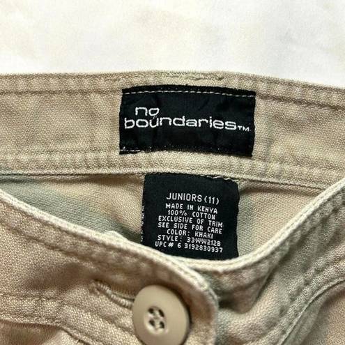 No Boundaries Vintage  Utility Pants Women's 11 Beige