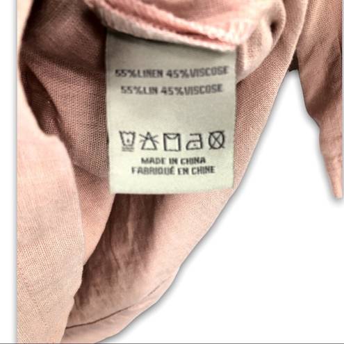 Charlie Paige  - Pink Linen Pullover Hoodie - Medium