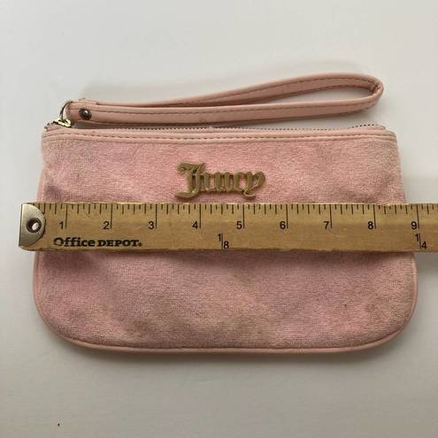 Juicy Couture  Pink Terrycloth Wristlet