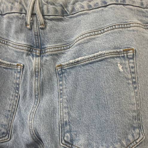 Good American  x Zara Jeans Womens Plus Sz 18 Classis Slim Ripped High Rise Denim