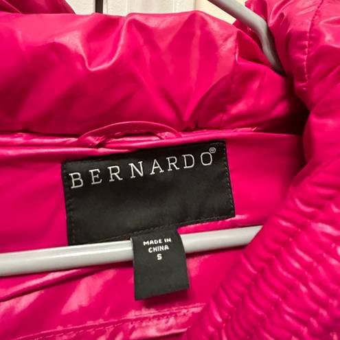 Bernardo pink puffer jacket