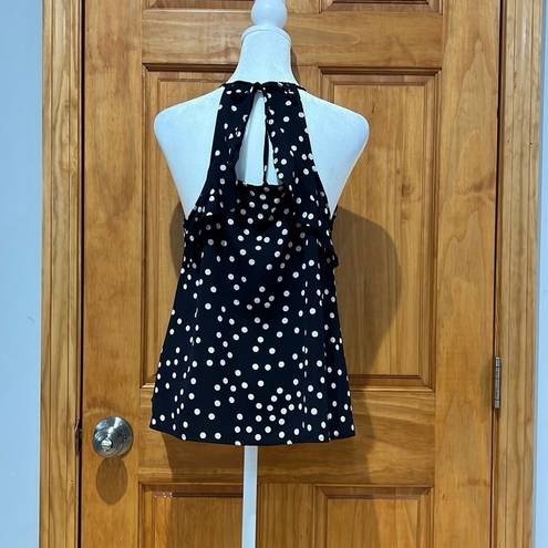 Blue Rain  Polkadot Blouse Sleeveless Shirt Women’s Size Medium Tank Top