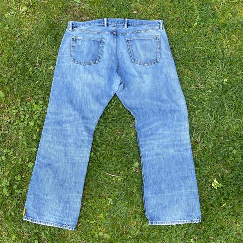 Gap 1969 Y2K  Whiskered Authentic distressed cotton ringspun denim jeans 40x30