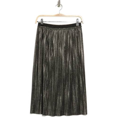 St. John  Foiled Pleated Jersey Skirt Collection large  NWOT b49