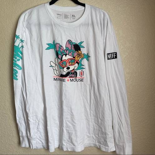 Disney  Minnie Mouse NeFF long sleeve white XL