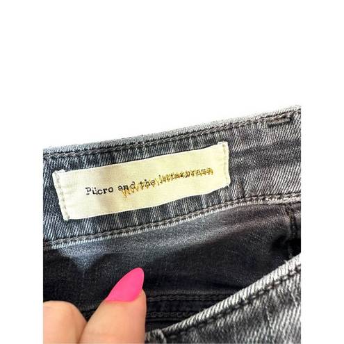 Pilcro and the Letterpress Pilcro Anthropologie Skinny Cropped Black Jeans 26”