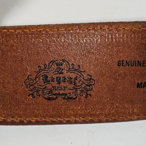 Krass&co The Regent Belt  Cognac Leather Waist Belt Size 32/80cm