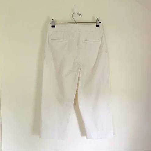 DKNY Vintage Y2K Pleated Capri Pants White Size 0