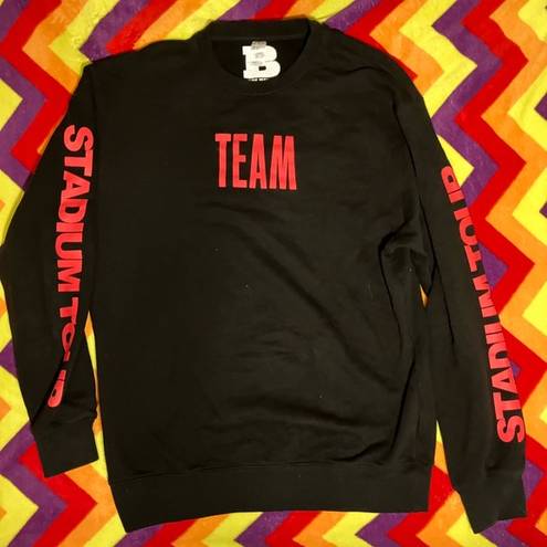 Stadium Team Bieber  tour sweatshirt