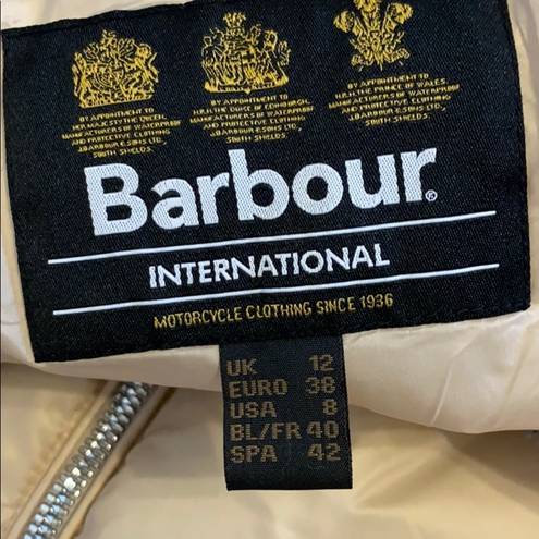 Barbour  international pink sold puffer coat