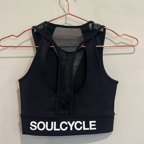 Soul Cycle black sports bra.  Size Extra Small