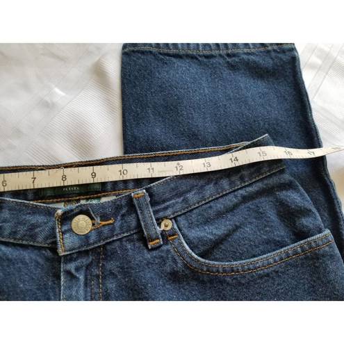 Krass&co Lauren Jeans  Classic Straight Leg Mom Jeans Dark Blue Womens Size 12P 32x27