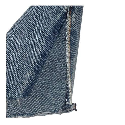 GRLFRND  Blaine Jean Skirt Women's 26 Blue Denim Western Boho