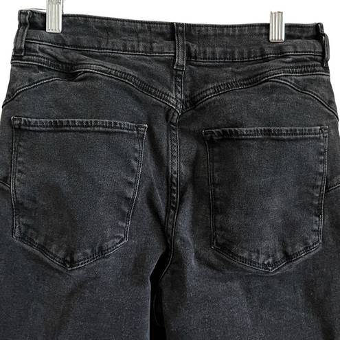 New Look  Jeans Denim Pants Mom fit  Ankle Black Petite size 8