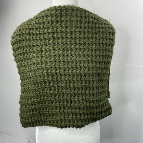 infinity Frenchi  Green Chunky Knit Scarf