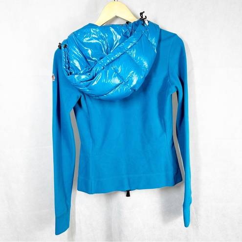 Moncler  Maglia Grenoble Cardigan Fleece Jacket Bright Blue Size Small