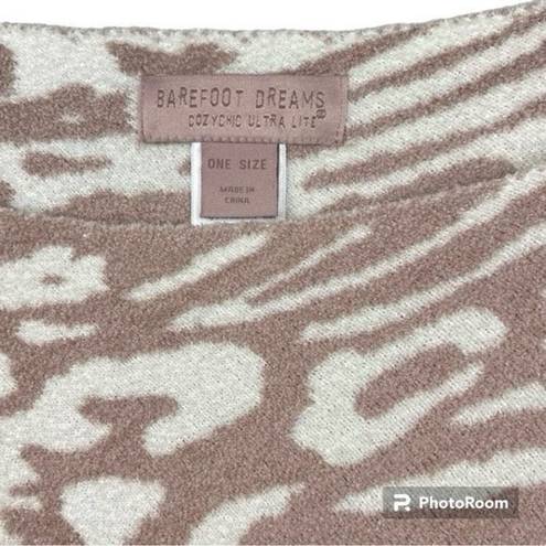 Barefoot Dreams ✨ CozyChic Ultra Lite Ocean Breeze Poncho Rose Animal Print✨