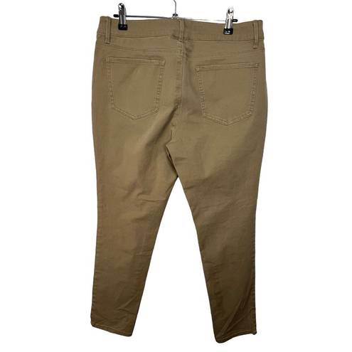 Faded Glory  Fitted Ultimate Skinny mid-Rise Basic Khaki Pants