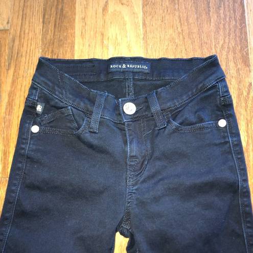 Rock & Republic  Roskilde Capri cropped jeans, 0