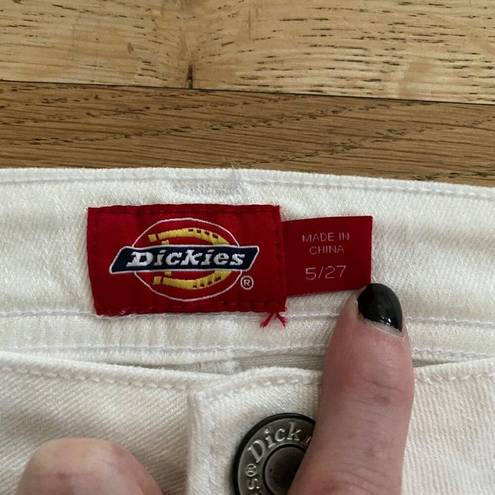 Dickies  - High Rise Skinny Jeans in White