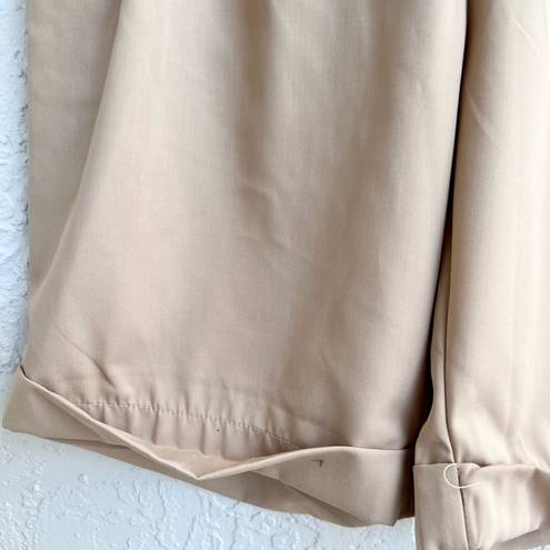 Bermuda Soul fetch  women high waist beige  shorts NWT small