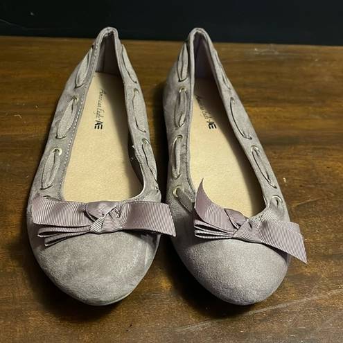 American Eagle  woman’s 7.5 Dark Taupe Ballet Flats