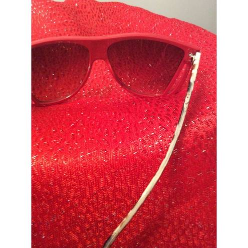 Quay Australia Quay Eyewear Australia 1464 Womens Sunglasses Red Frames Shades