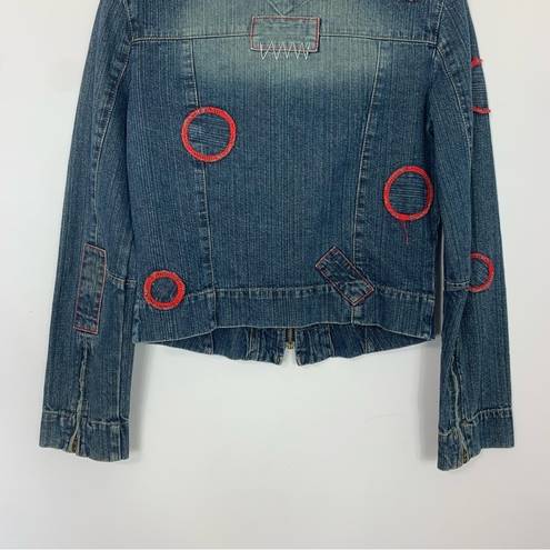Krass&co Vintage The San Frisco Jeans  Patchwork Jean Jacket Size Medium