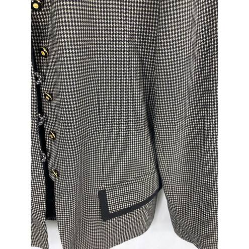 Jacqueline Ferrar Jacqueline Ferrer Vintage Houndstooth Blazer size 10P