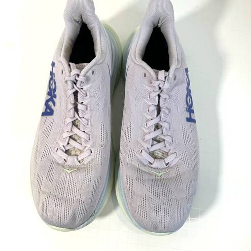 Hoka  One One Mach 4 Lavendar Womens Sz 9.5 Running Trail Athletic Shoe Sneaker