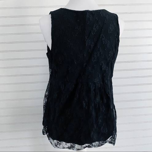 Ny&co Ny& black dressy sleeveless blouse Size L